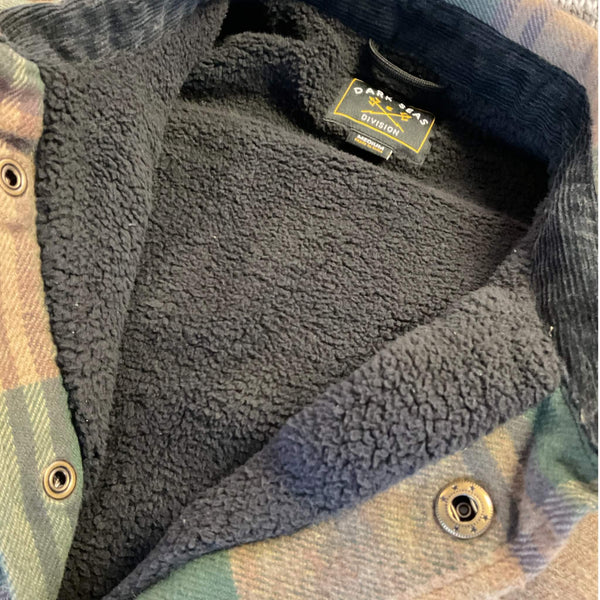 DARK SEAS BARRACKS HEAVY FLANNEL INSIDE LINING IMAGE