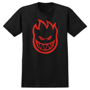 TEE SHIRT SPITFIRE S/S TEE BIGHEAD BLACK / RED