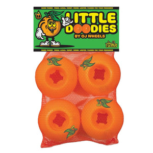 OJ LIL DOODIES ORANGE 56MM 99A SKATEBOARD WHEELS PACKAGING IMAGE