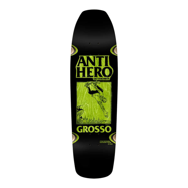 Antihero Jeff Grosso Hand Plant Deck Black