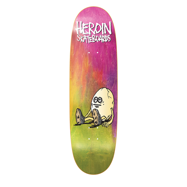 Heroin skateboards Rainbow egg 9.125" deck