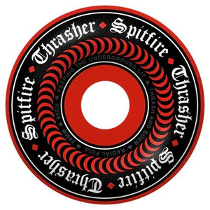 SPITFIRE X THRASHER F4 99 RADIAL FULL OATH RED 58MM