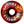 Spitfire Formula Four Classic Full Shroom Bighead skateboard wheel in red swirl with flaming mushroom graphic