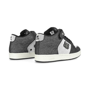 high top grey denim white Ipath Shoes with ortho insoles