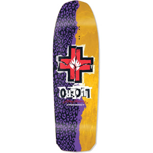 skateboard BLACK LABEL LUCERO RIPPED CROSS 10 DECK