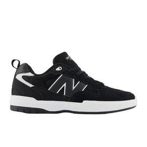 Black and white NB Numeric 808 Black White Shoes side profile
