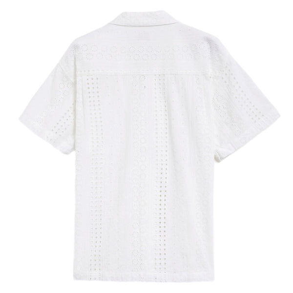 Obey Sunday White Woven button up back image