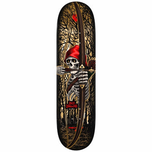 Powell Peralta Zach Doelling Archer Flight Deck 8.3 gold foil front graphic”
