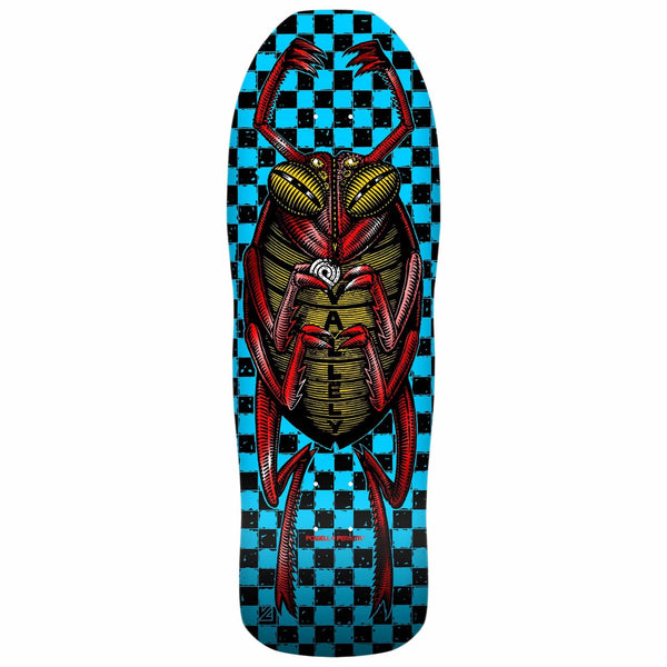 Powell Peralta Vallely Blue foil bug reissue deck