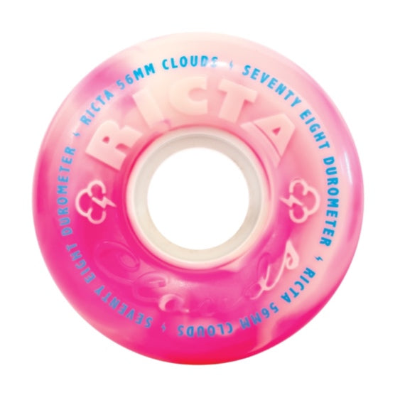 Ricta pink swirl 56mm wheels