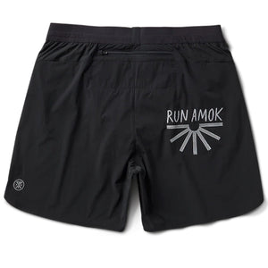 ROARK ALTA 7" SHORTS BLACK BACK IMAGE