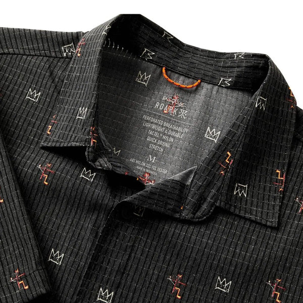 Roark x Basquiate button up quick dry, four way stretch button up shirt