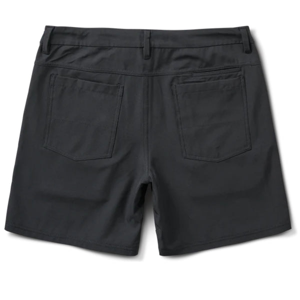 ROARK HYBRO HYBRID BLACK SHORT BACK IMAGE