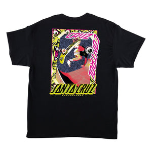 black santa cruz skateboards roskopp cruz control tee back image 