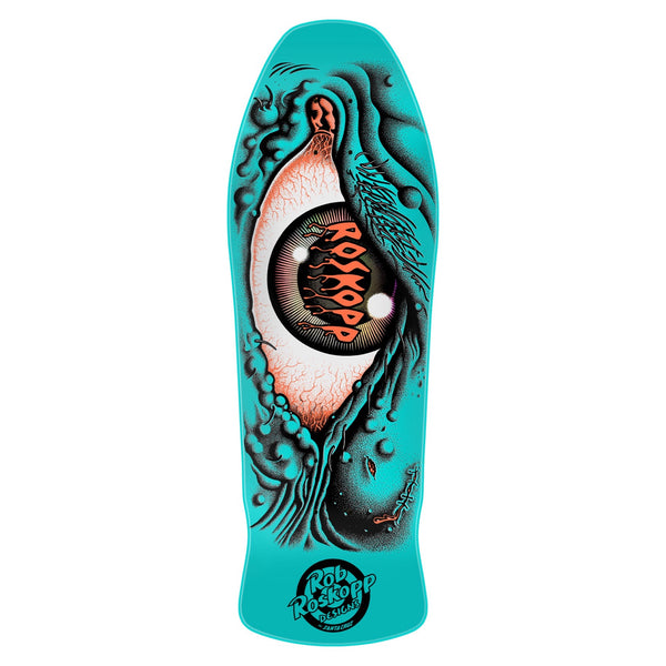 Santa Cruz Blue Roskopp Eye Re Issue deck.