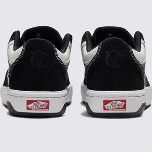 back image of the rowan 2 vans with cans off the wall image on sole 