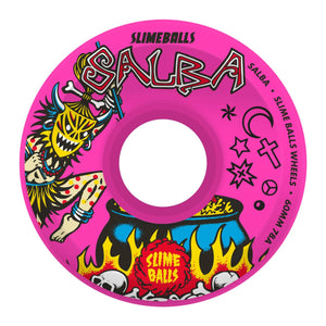 pink Salba witch doctor 60mm slime balls wheels 