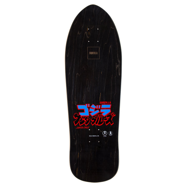 Santa Cruz Godzilla Natas Jr Shaped skateboard deck top image