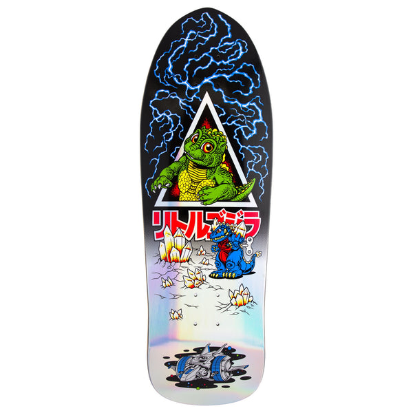 Santa Cruz Godzilla Natas Jr Shaped skateboard Deck bottom image