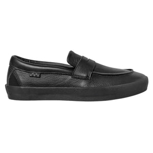 Vans black black skate loafer side image