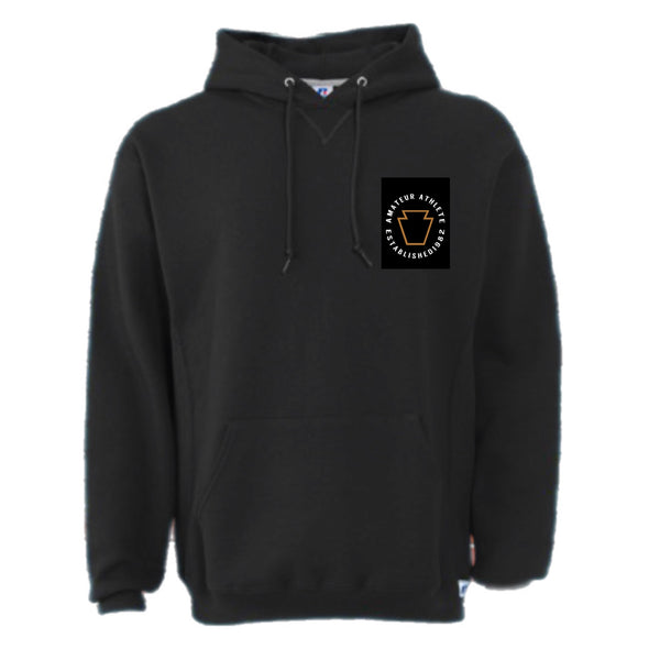 Skate Shop Day Support your Locall Skate Shop Russell Athletics hoodie front view