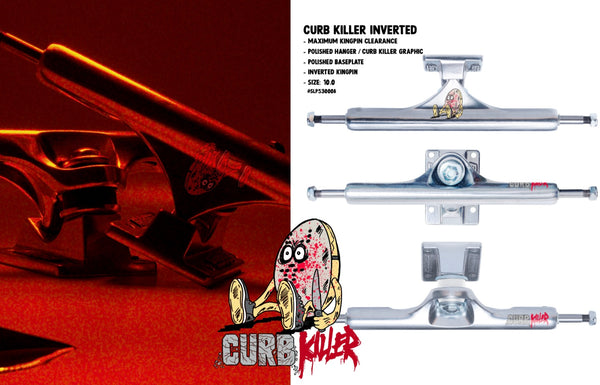 SLAPPY TRUCKS CURB KILLER 10" STI INVERTED KINGPIN side view