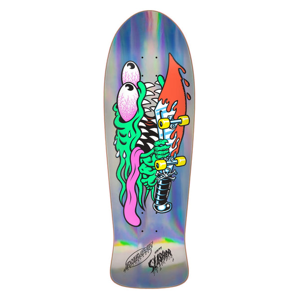 SANTA CRUZ SLASHER RAINDBOW FOIL RE ISSUE DECK