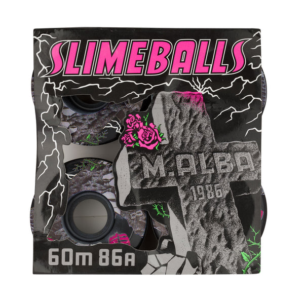 Slime Balls 60mm 86a OG Slime black wheels