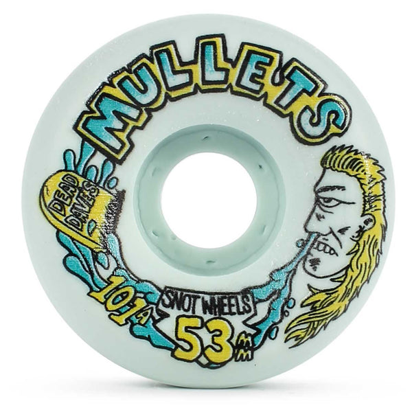 Snot Dead Dave 53mm Mullets teal wheels