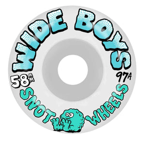 Snot Wide Boys 58mm 97A glow in the dark skateboard wheels