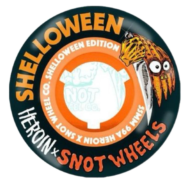 Snot x Heroin shelloween skateboard wheels black 55MM 