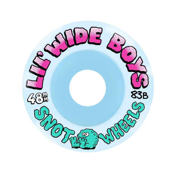 Snot lil wide boys 48mm 83b skateboard wheels.