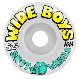 Snot Wide Boys skateboard wheels 52mm 101A glow in the dark