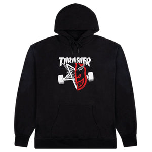 THRASHER X SPITFIRE THRASH & BURN BLACK HD/SWT