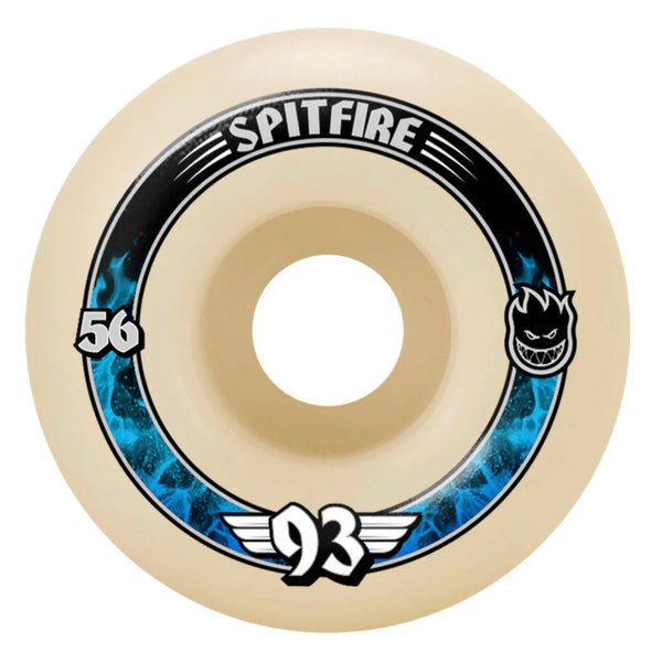 spitfire skateboard wheels 56mm radial 93d soft slider wheels