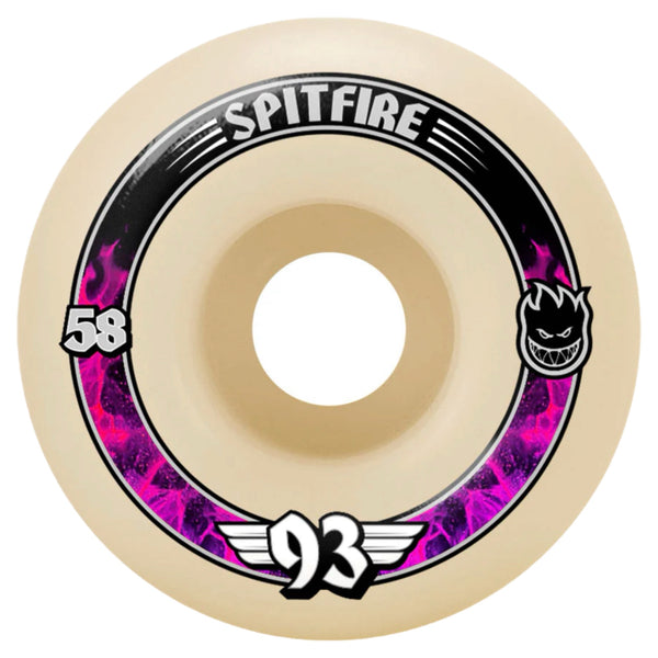 spitfire skateboard wheels 58mm 93D soft slider wheels