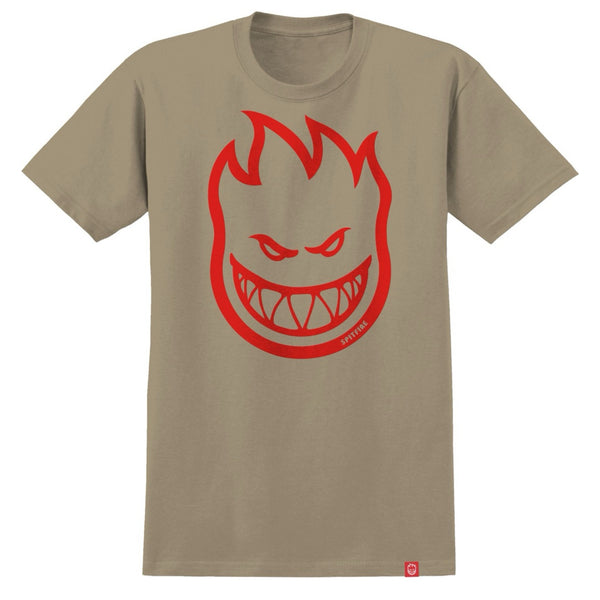 SPITFIRE BIG HEAD T-SHIRT SAND RED