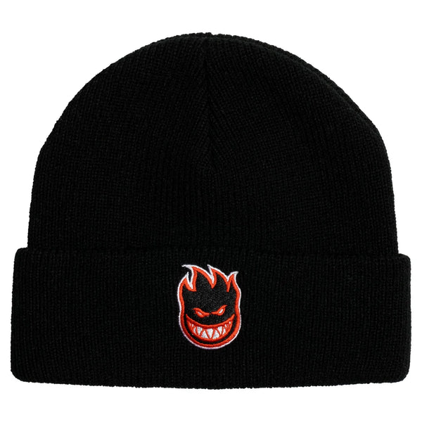 Black Spitfire Cuff Beanie