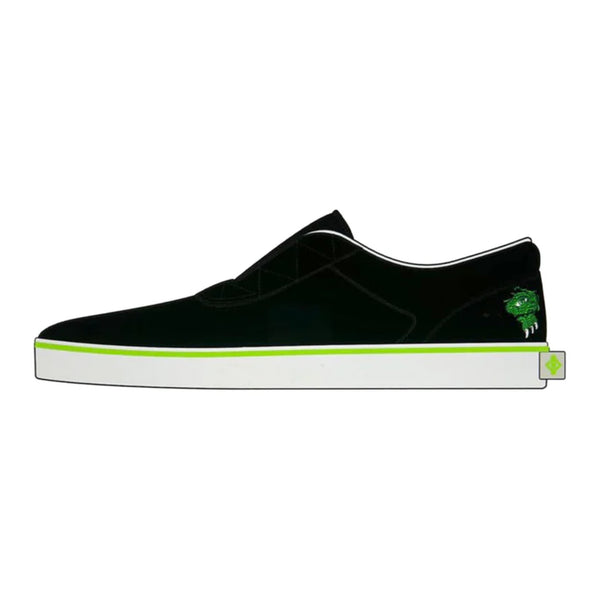 OPUS SWAMPY HONEY SLIP ON BLACK SIDE PROFILE