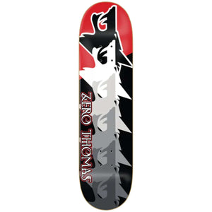 Zero skateboards Jimmy Thomas wolves screen printed Deck featured in Tony Hawk pro Skater