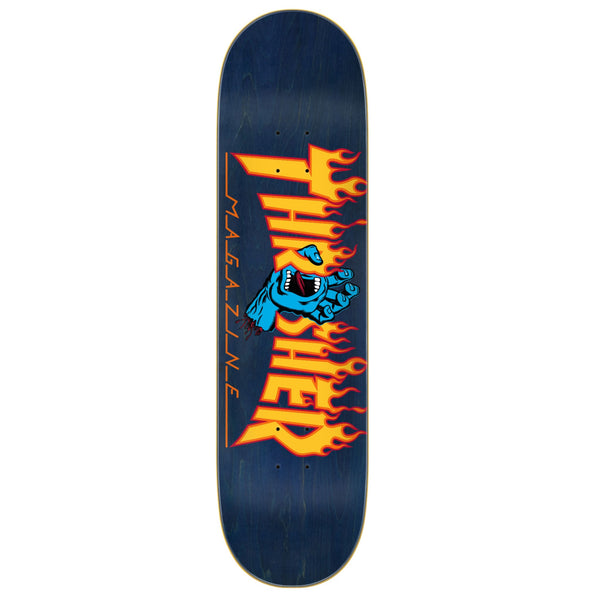 Santa Cruz Thrasher screaming hand flame 8.25" skateboard deck