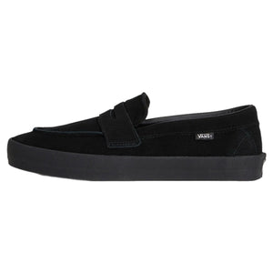 Black Vans skate Loafer slip on shoes side image