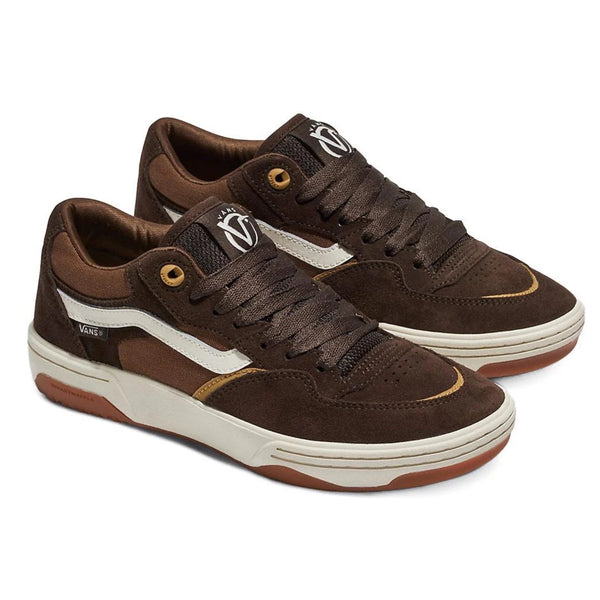Vans Rowan 2 skate shoes in Chocolate Brown color way