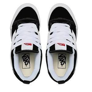 Vans Knu Sokol Black White Shoes Top view