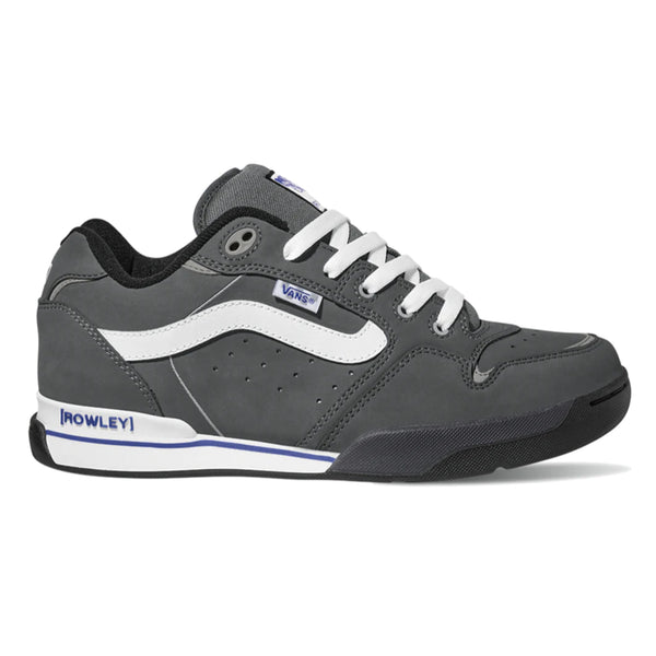 Shoes Model Vans Rowley XLT Grey Blue Side profile view