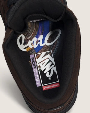close up Vans Half Cab Dick Rizzo waffle cup inside sole footbed image 