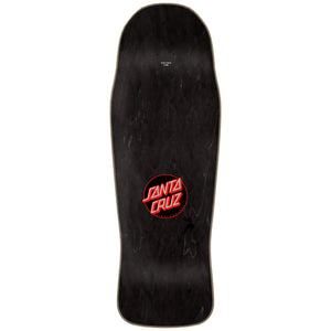 Black veneer Winkowski Ghost Pro skateboard deck by Santa Cruz top image