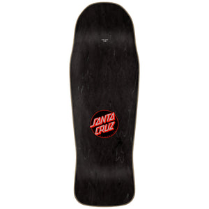 Black veneer Winkowski Ghost Pro skateboard deck by Santa Cruz top image