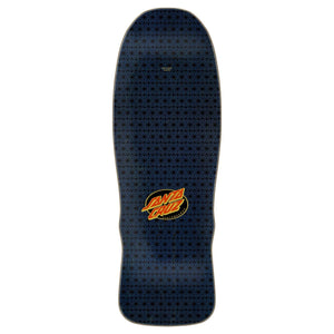 Winkowski Samurai deck with metallic spot gloss artwork and blue stained veneer top image graphic