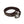 Loosey x Baker Brown Belt with gold-tone studs on pure white background